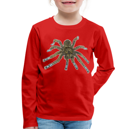 Kinder Longsleeve Idiothele mira - Rot