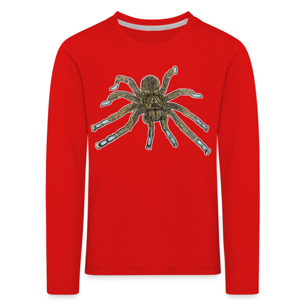 Kinder Longsleeve Idiothele mira - Rot