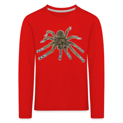 Kinder Longsleeve Idiothele mira - Rot