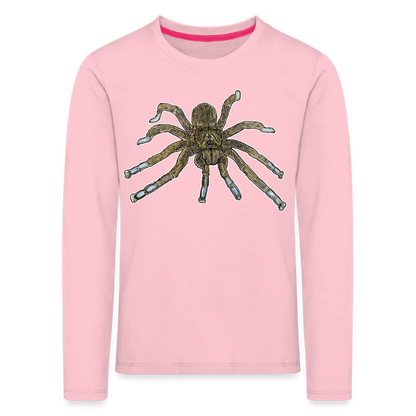 Kinder Longsleeve Idiothele mira - Hellrosa