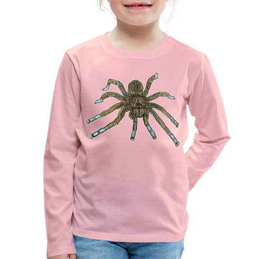 Kinder Longsleeve Idiothele mira - Hellrosa
