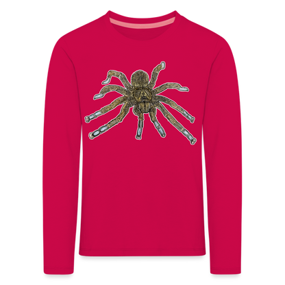 Kinder Longsleeve Idiothele mira - dunkles Pink