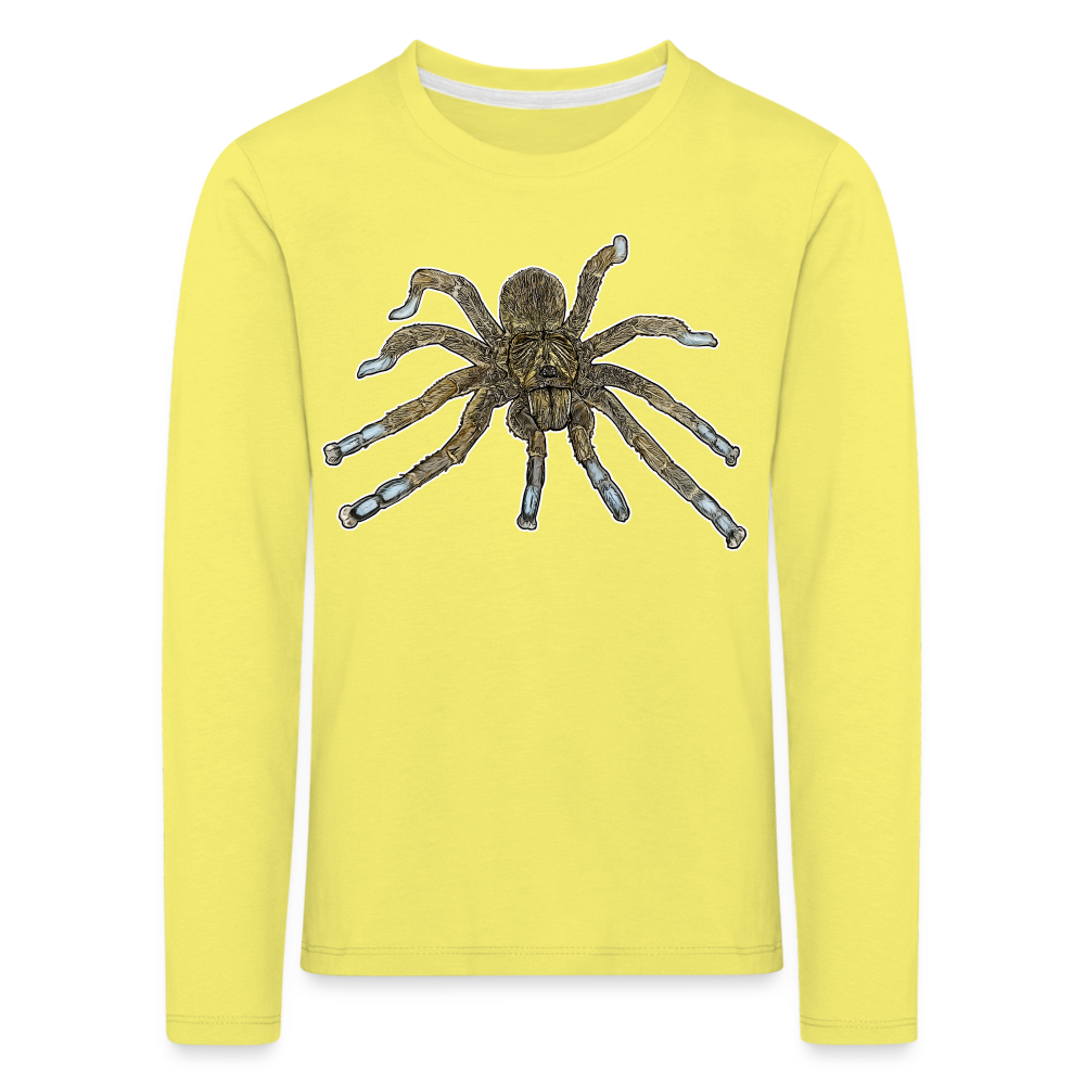 Kinder Longsleeve Idiothele mira - Gelb