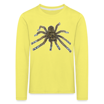 Kinder Longsleeve Idiothele mira - Gelb