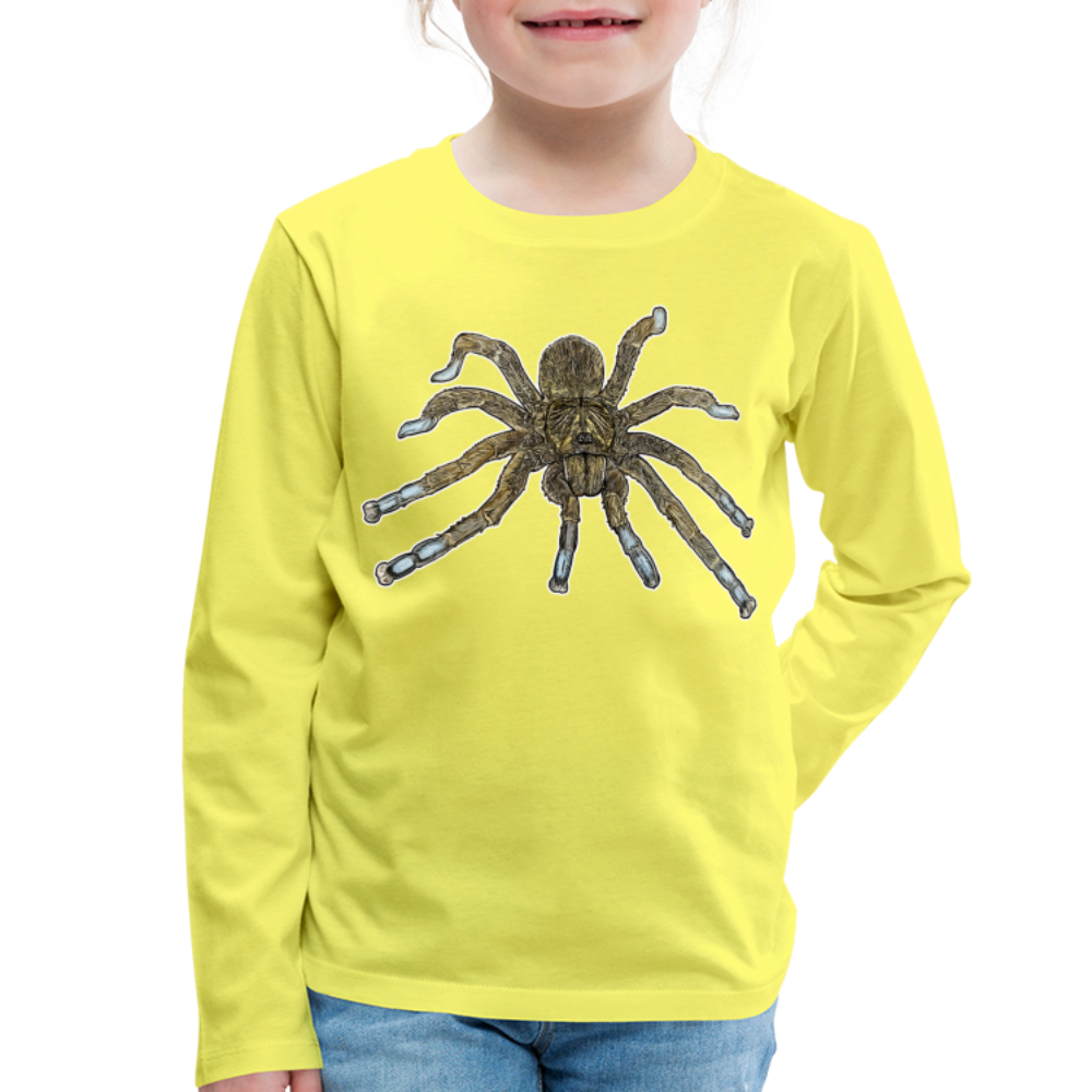 Kinder Longsleeve Idiothele mira - Gelb