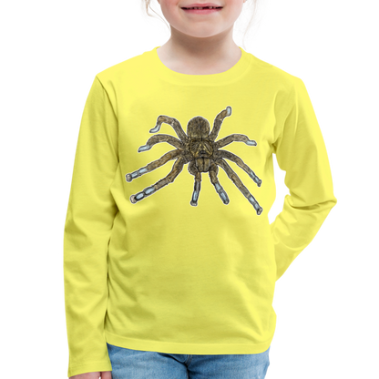 Kinder Longsleeve Idiothele mira - Gelb