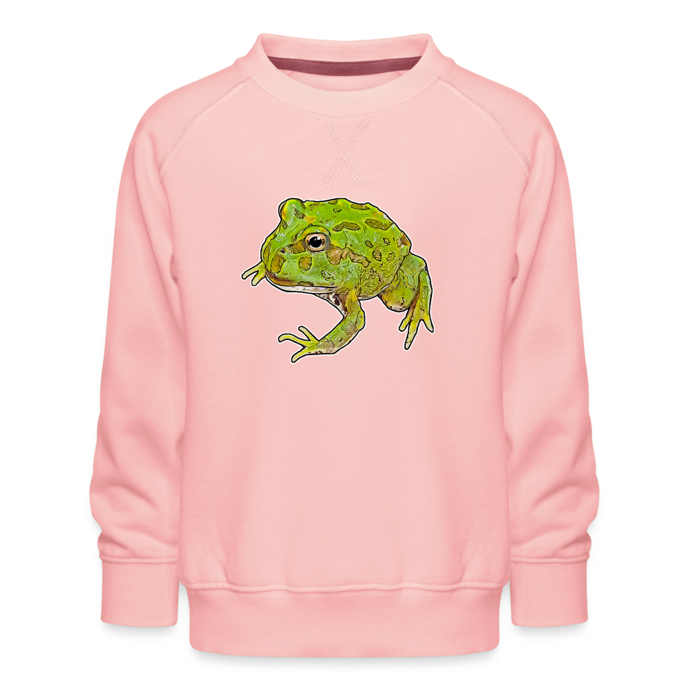 Kinder/ Teenager Pullover Ceratophrys cranwelli Peppermint Blue - Kristallrosa