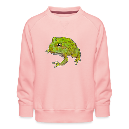Kinder/ Teenager Pullover Ceratophrys cranwelli Peppermint Blue - Kristallrosa