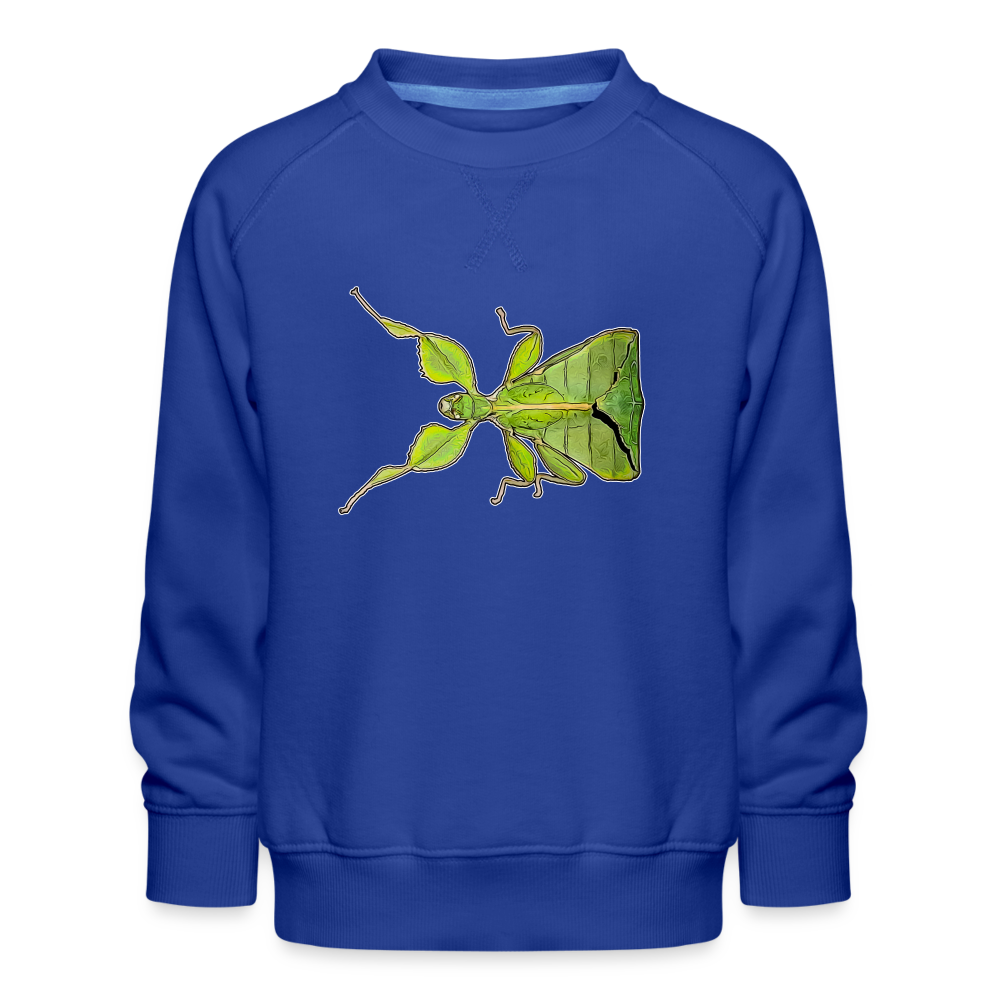 Kinder/ Teenager Pullover Phyllium philippinicum female - Royalblau