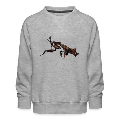 Kinder/ Teenager Pullover Phyllocrania paradoxa female 2 - Grau meliert