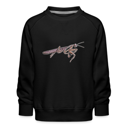 Kinder/ Teenager Pullover Rhombodera kirbyi male - Schwarz