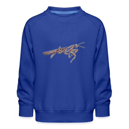 Kinder/ Teenager Pullover Rhombodera kirbyi male - Royalblau