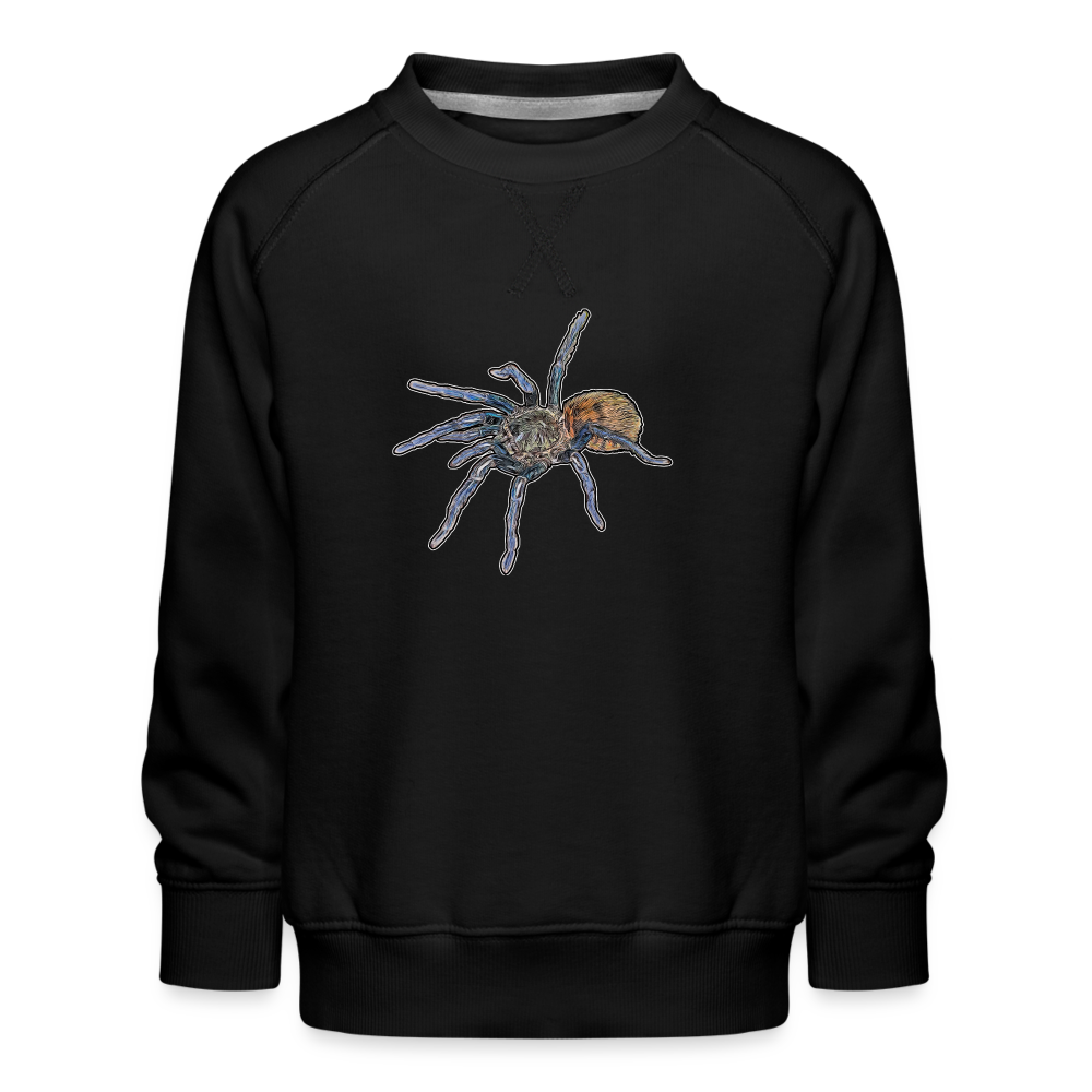 Kinder/ Teenager Pullover Chromatopelma cyaneopubescens - Schwarz