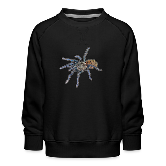 Kinder/ Teenager Pullover Chromatopelma cyaneopubescens - Schwarz