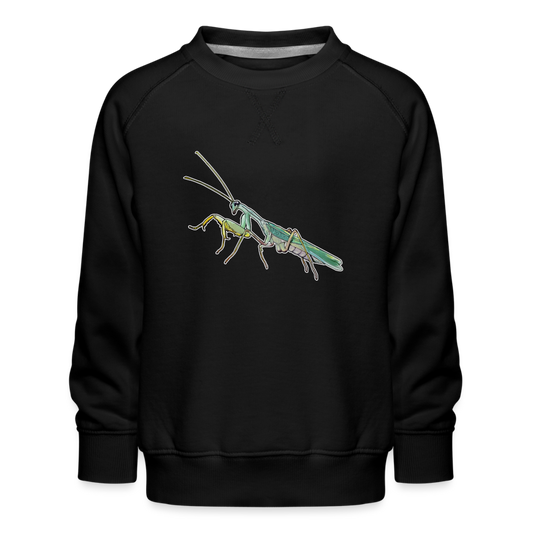 Kinder/ Teenager Pullover Sphodromantis lineola male - Schwarz