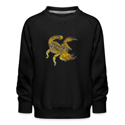 Kinder/ Teenager Pullover Scorpio maurus palmatus - Schwarz