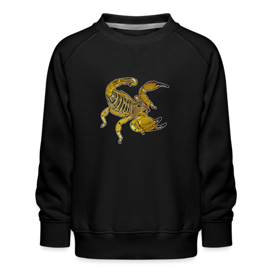 Kinder/ Teenager Pullover Scorpio maurus palmatus - Schwarz