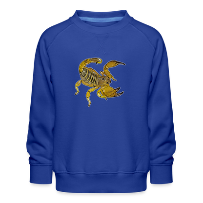 Kinder/ Teenager Pullover Scorpio maurus palmatus - Royalblau