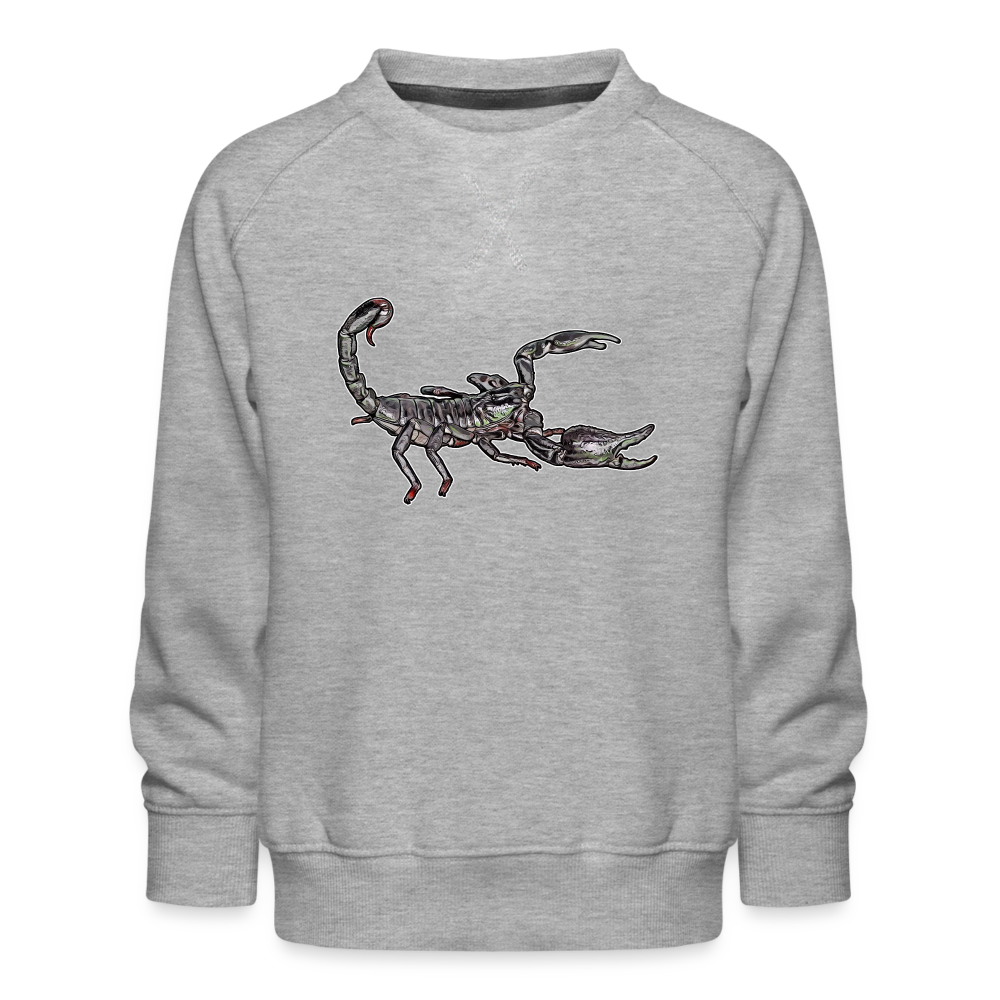 Kinder/ Teenager Pullover Heterometrus silenus - Grau meliert