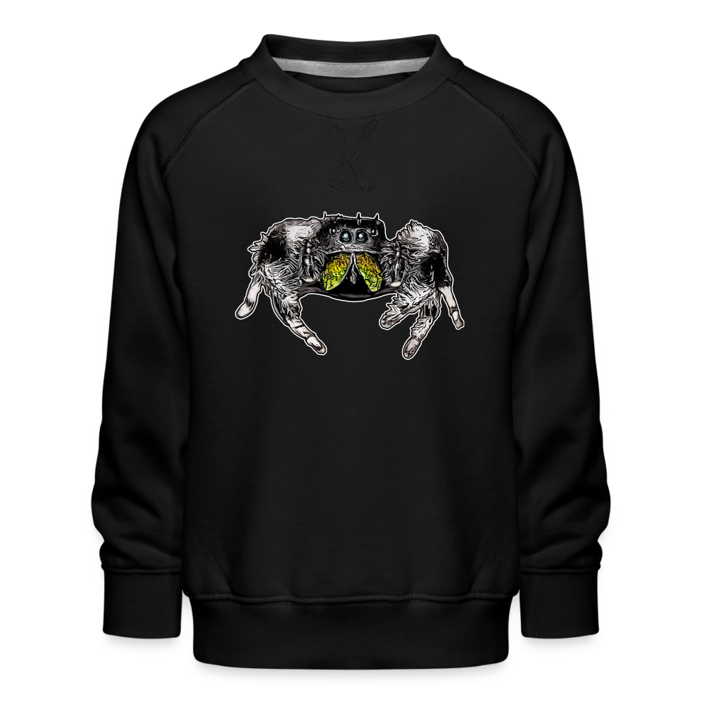 Kinder/ Teenager Pullover Phidippus regius Rastafari male - Schwarz