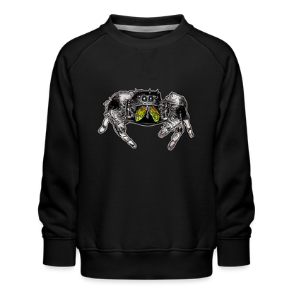 Kinder/ Teenager Pullover Phidippus regius Rastafari male - Schwarz