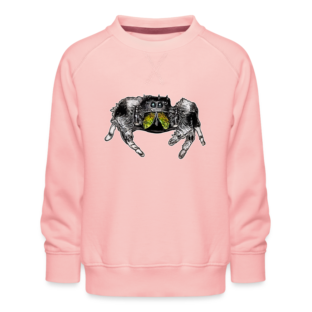 Kinder/ Teenager Pullover Phidippus regius Rastafari male - Kristallrosa