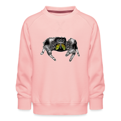 Kinder/ Teenager Pullover Phidippus regius Rastafari male - Kristallrosa