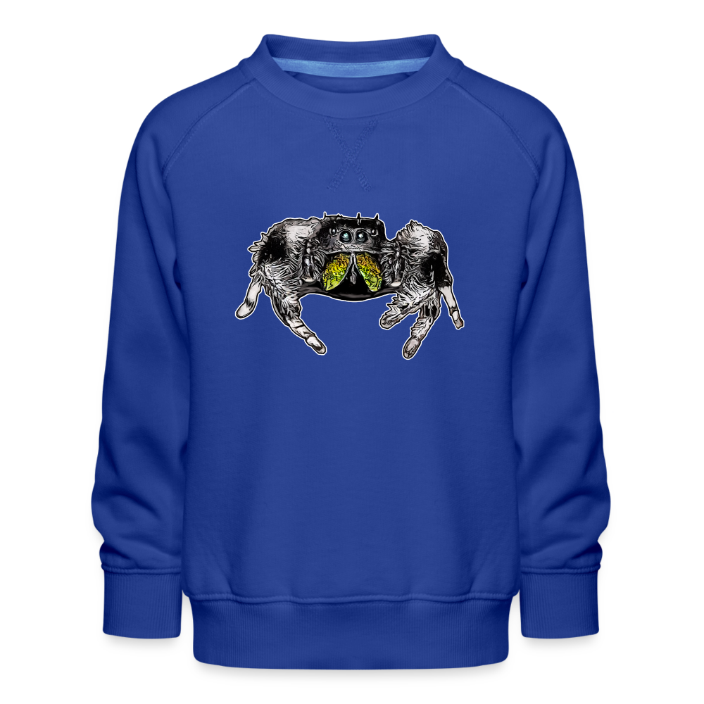 Kinder/ Teenager Pullover Phidippus regius Rastafari male - Royalblau