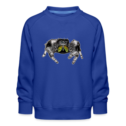Kinder/ Teenager Pullover Phidippus regius Rastafari male - Royalblau
