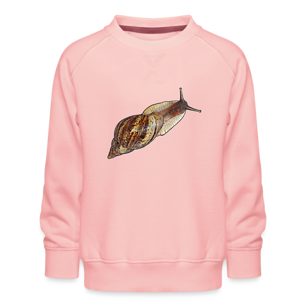 Kinder/ Teenager Pullover Achatina reticulata wildfarben - Kristallrosa