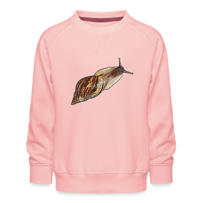 Kinder/ Teenager Pullover Achatina reticulata wildfarben - Kristallrosa