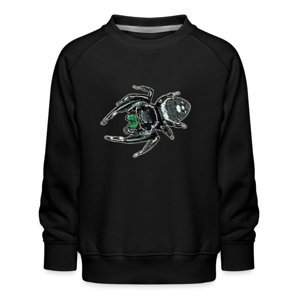 Kinder/ Teenager Pullover Phidippus regius White Bahamas male - Schwarz