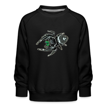 Kinder/ Teenager Pullover Phidippus regius White Bahamas male - Schwarz