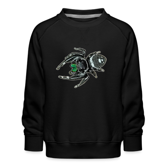 Kinder/ Teenager Pullover Phidippus regius White Bahamas male - Schwarz