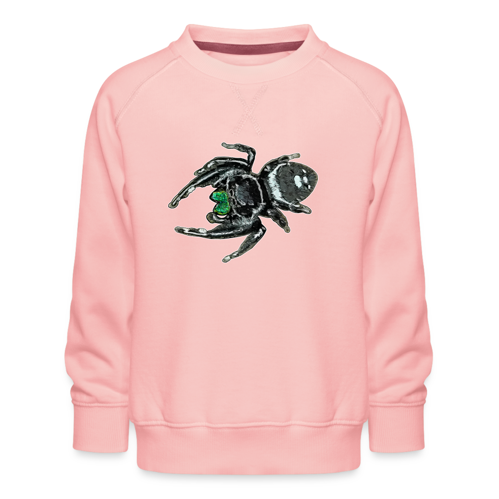 Kinder/ Teenager Pullover Phidippus regius White Bahamas male - Kristallrosa