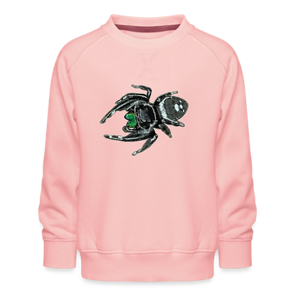 Kinder/ Teenager Pullover Phidippus regius White Bahamas male - Kristallrosa