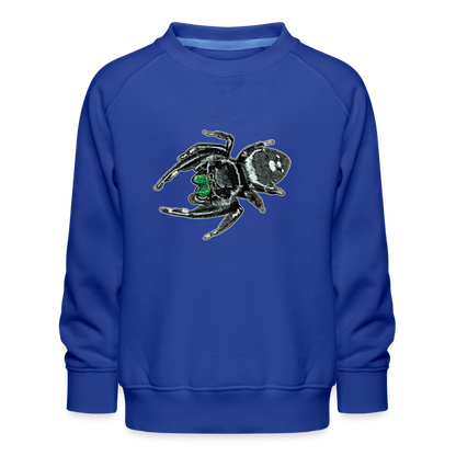 Kinder/ Teenager Pullover Phidippus regius White Bahamas male - Royalblau