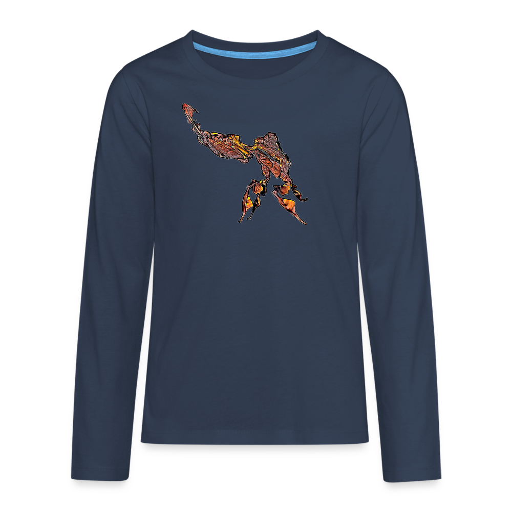 Teenager Longsleeve Phyllocrania paradoxa male - Navy