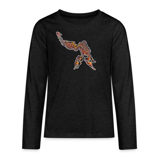 Teenager Longsleeve Phyllocrania paradoxa male - Anthrazit