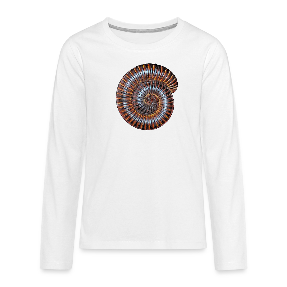 Teenager Longsleeve Archispirostreptus gigas - weiß