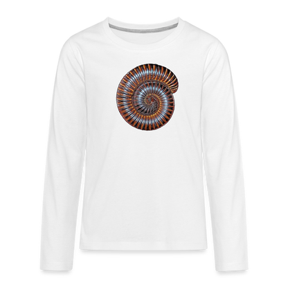 Teenager Longsleeve Archispirostreptus gigas - weiß