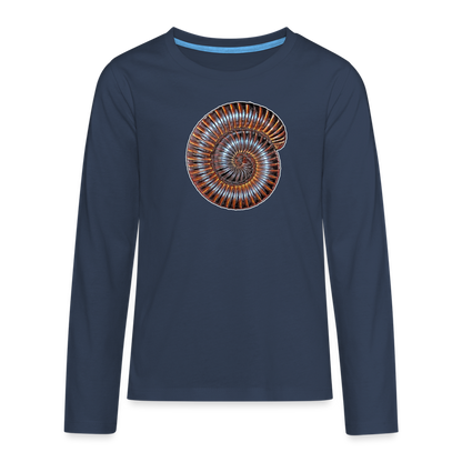 Teenager Longsleeve Archispirostreptus gigas - Navy