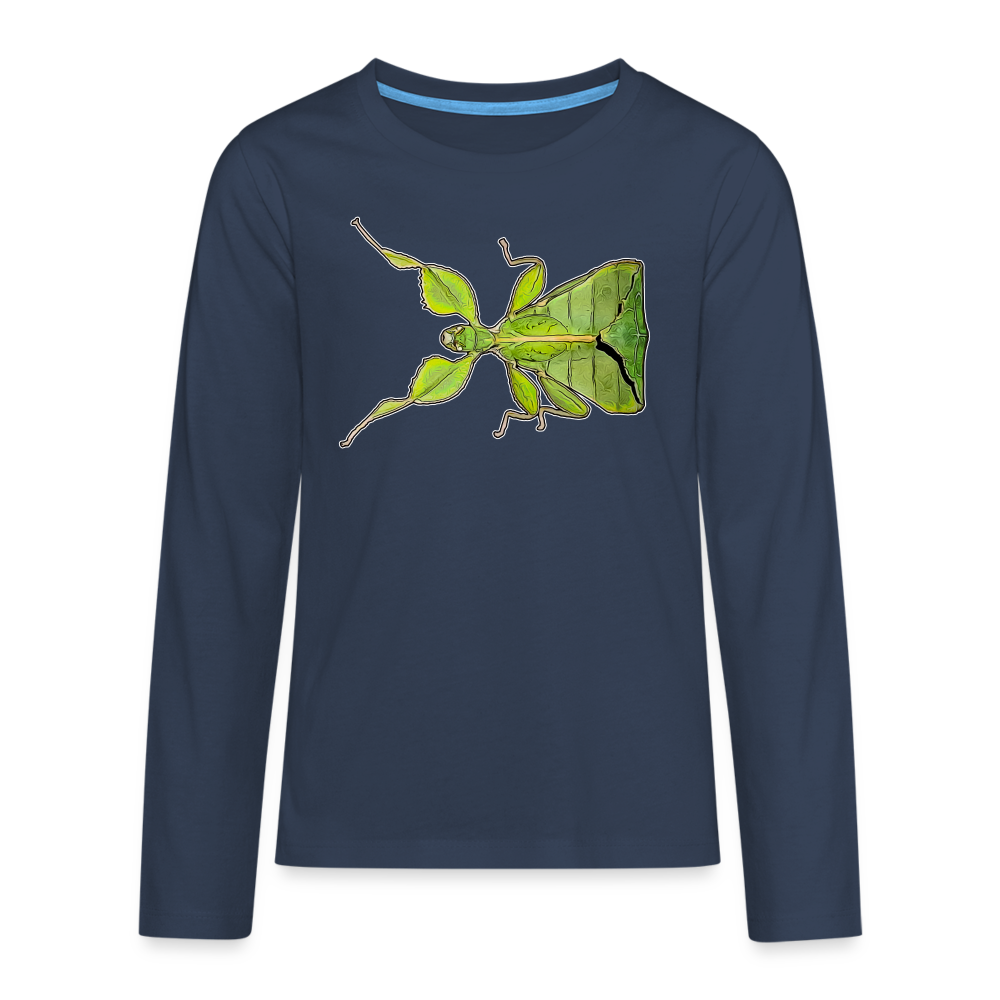 Teenager Longsleeve Phyllium philippinicum female - Navy