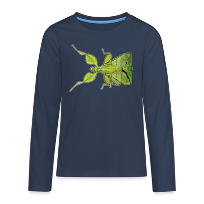 Teenager Longsleeve Phyllium philippinicum female - Navy