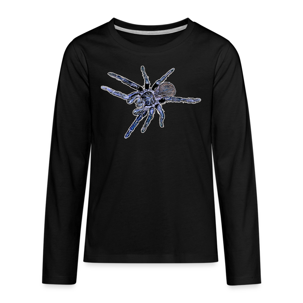 Teenager Longsleeve Pterinopelma sazimai - Schwarz