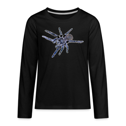 Teenager Longsleeve Pterinopelma sazimai - Schwarz