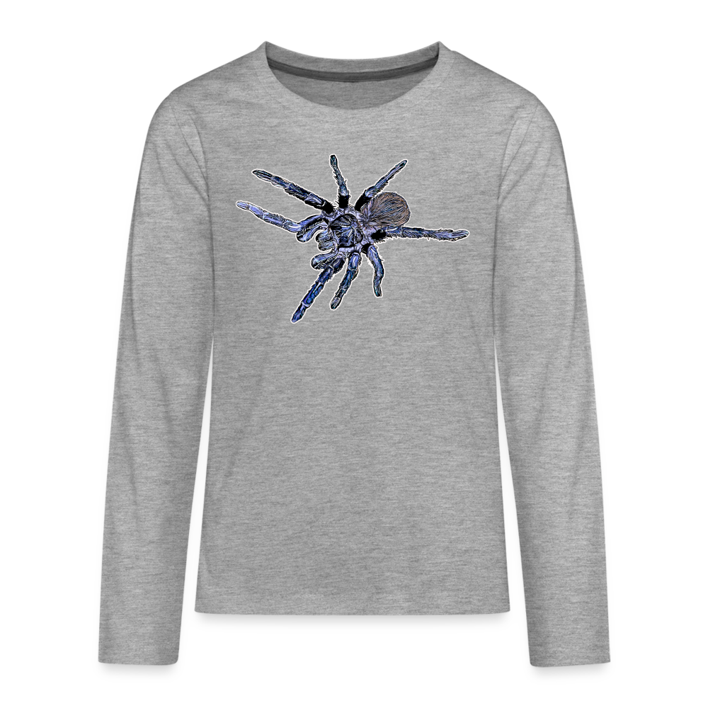 Teenager Longsleeve Pterinopelma sazimai - Grau meliert