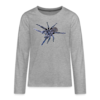 Teenager Longsleeve Pterinopelma sazimai - Grau meliert