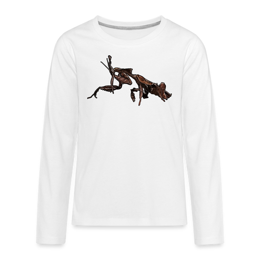 Teenager Longsleeve Phyllocrania paradoxa female 2 - weiß