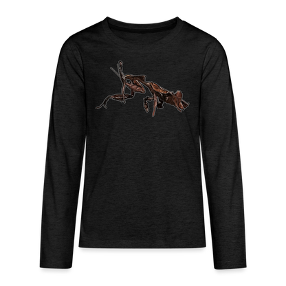 Teenager Longsleeve Phyllocrania paradoxa female 2 - Anthrazit